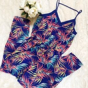 Xhilaration Tropical Romper/Jumpsuit Full Length